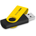 Axis Gyro Black Flash Drive - 16GB / YELLOW - Drives,Flash Drives