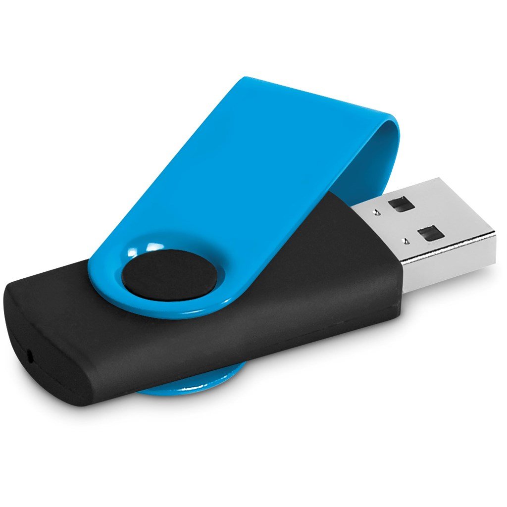 Axis Gyro Black Flash Drive - 8GB - Drives,Flash Drives