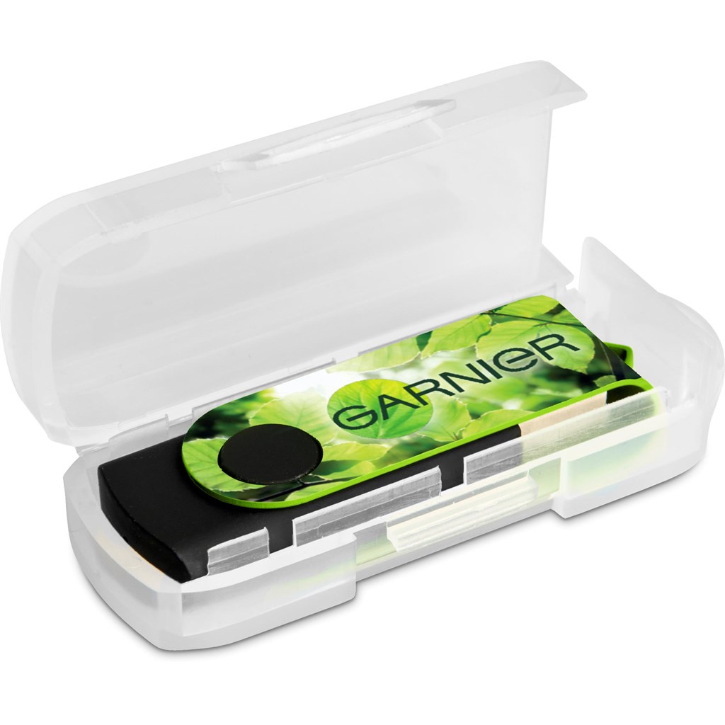 Axis Gyro Black Flash Drive - 8GB - Drives,Flash Drives