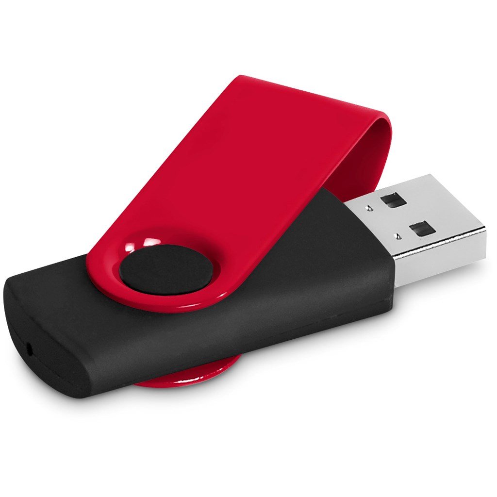 Axis Gyro Black Flash Drive - 8GB - Drives,Flash Drives