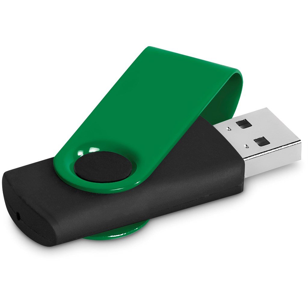 Axis Gyro Black Flash Drive - 8GB - Drives,Flash Drives
