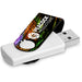 Axis Gyro White Flash Drive - 16GB / BLACK - Drives,Flash Drives