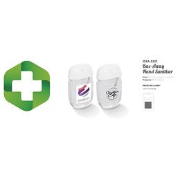 Bac-Away Gel Hand Sanitiser - 30ml-Solid White-SW