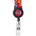 Badge Reel Single-Sided Satin Lanyard BLACK - Lanyards,Lanyards,Custom Lanyards Wrist Straps and Keyholders,Custom Keyholders