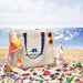 Barbados Large Cotton Beach Bag