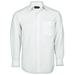 Basic Poly-Cotton Lounge Long-Sleeve Shirt White / MED / Regular - Shirts & Tops