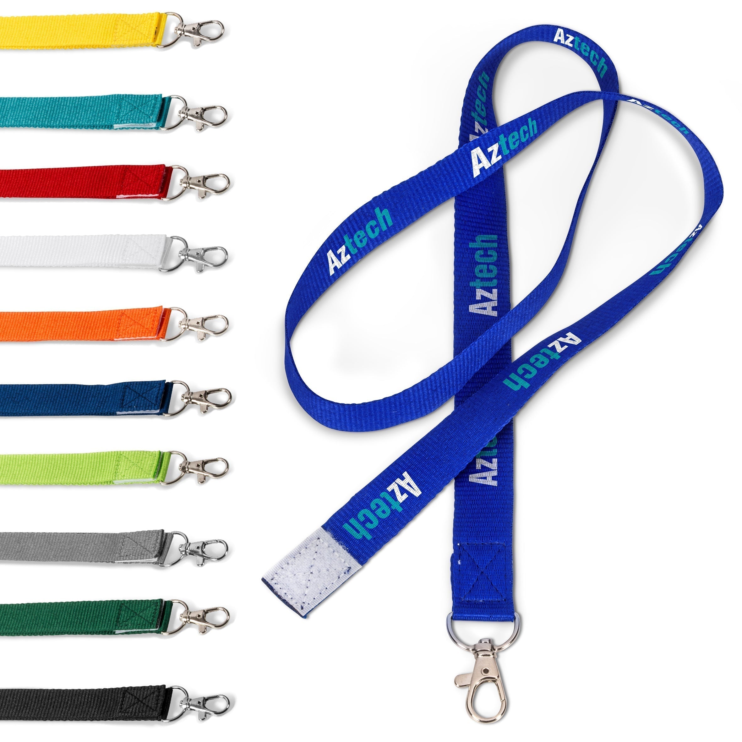 Basix Lanyard-Solid White-SW