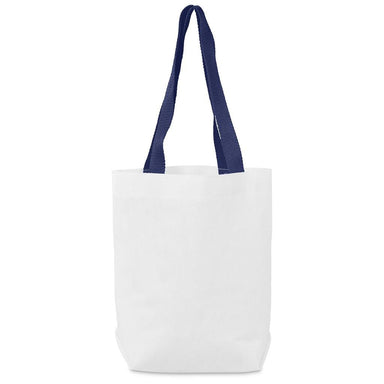 Custom Bayside Recycled PET Stitch-Bond Shopper NAVY - and Tote Bags,Custom Bags