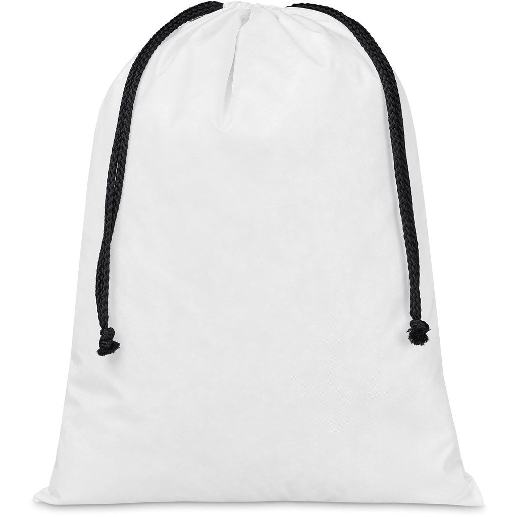 Custom Benguela Jumbo Polyester Drawstring Pouch BLACK - Bags and Backpacks,Custom Backpacks