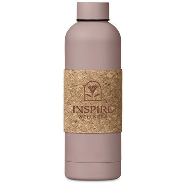 Bermuda Kork Recycled Stainless Steel Water Bottle - 800ml NUDE - Bottles,Drinkware,Recycled Drinkware