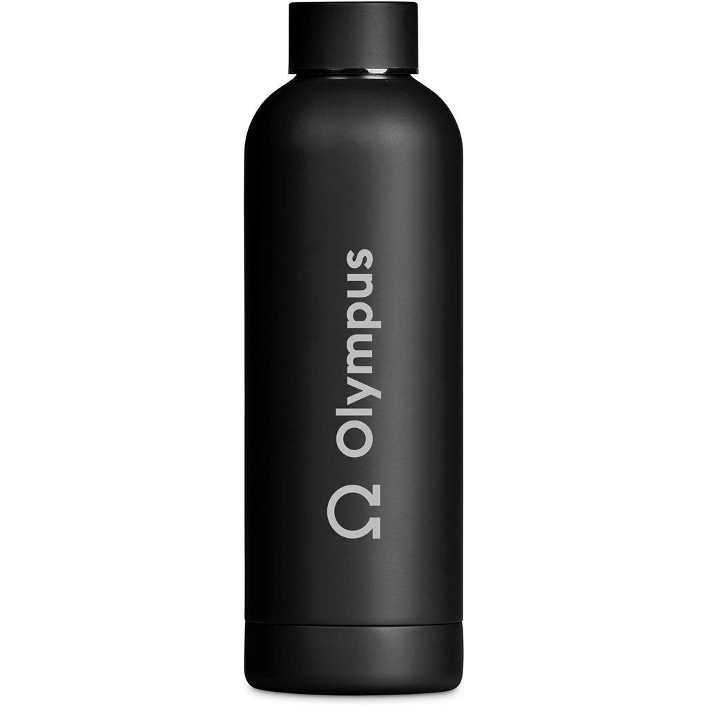 Bermuda Recycled Stainless Steel Water Bottle – 800ml BLACK - Bottles,Drinkware,Recycled Drinkware,Full-Wrap UV Bottles