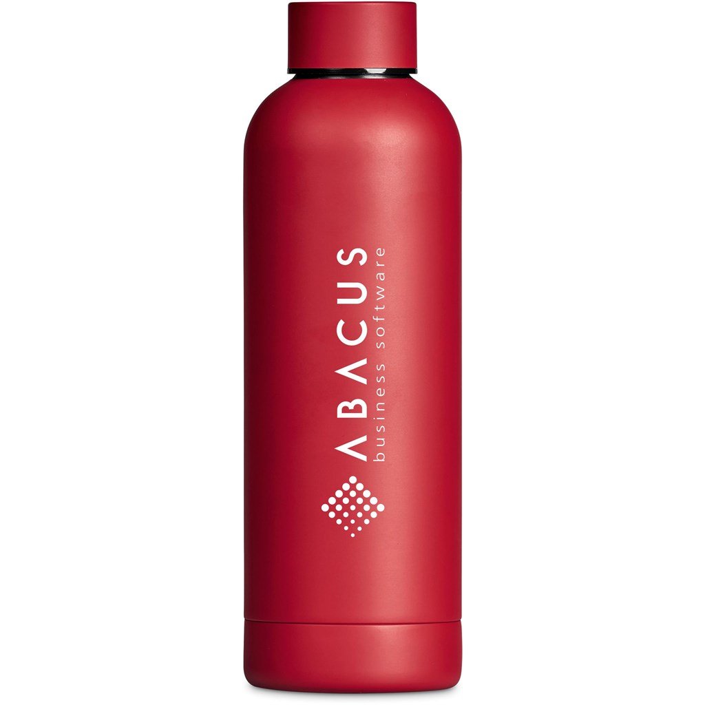 Bermuda Recycled Stainless Steel Water Bottle – 800ml RED - Bottles,Drinkware,Recycled Drinkware,Full-Wrap UV Bottles