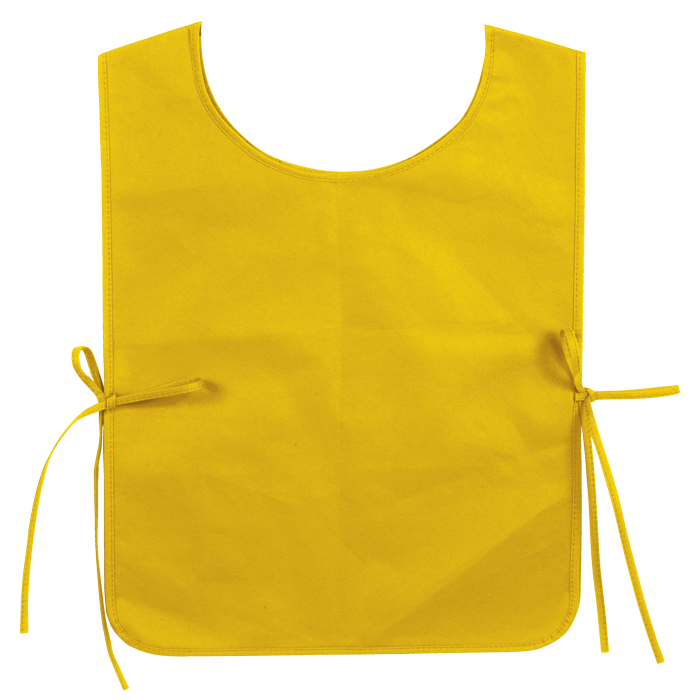BH0148 - Non Woven Bib Yellow / Snr / Last Buy - Apron