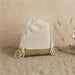 Bijin Jute & Cotton Drawstring Bag Natural / NT