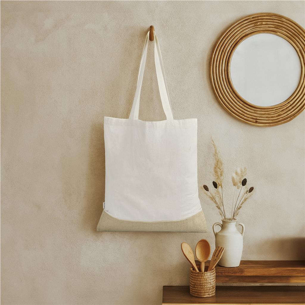 Bijin Jute & Cotton Shopper Natural / NT - Shopping Totes