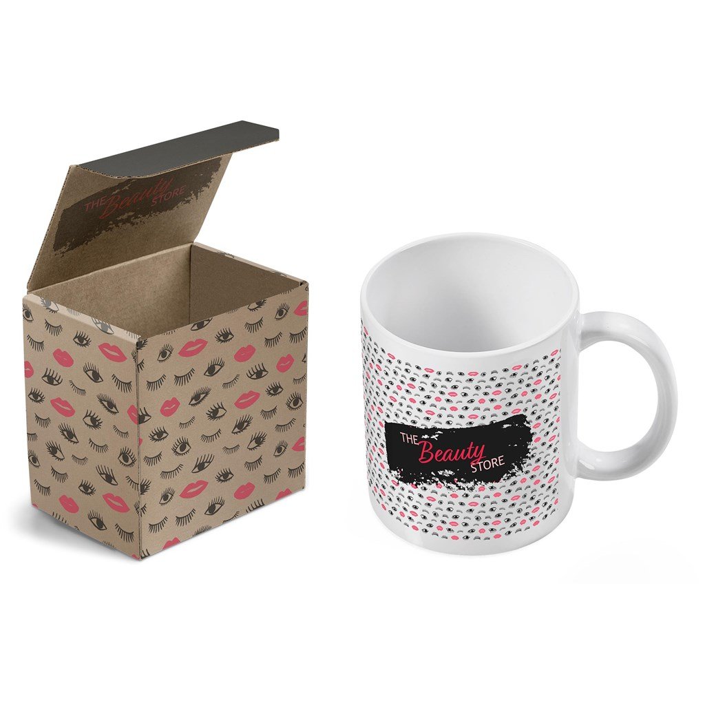 Blank Canvas Mug in Bianca Custom Gift Box Solid White / SW