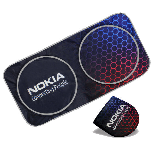 Breeze Windscreen Shade Visor with Edge to Full Colour Print - Visors