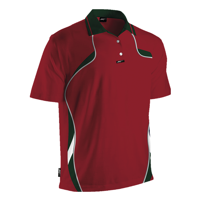 BRT Mens Reflect Golfer Red/Bottle / SML / Regular - Off Field Apparel