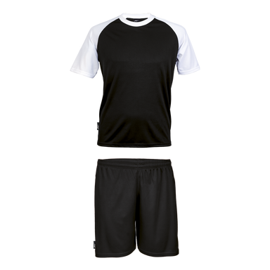 BRT Pitch Soccer Single Set Kiddies Black/White / 9 to 10 / Last Buy - On Field Apparel