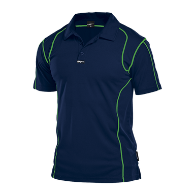 BRT Speedster Golf Shirt  Navy/Lime / XS / Regular -