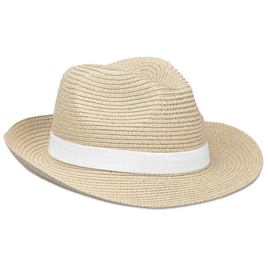 Bruno Fedora Hat STONE - Hats