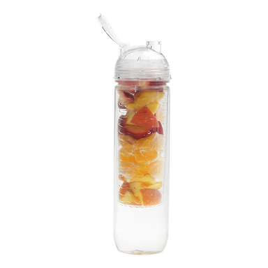 BW0052 - 800ml Fruit Infusing Tritan Water Bottle Clear / 