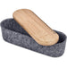 Byoga Recycled PET Felt & Bamboo Stationery Case GREY - Stationery,Bamboo Products,Recycled Products,Stationery,Recycled
