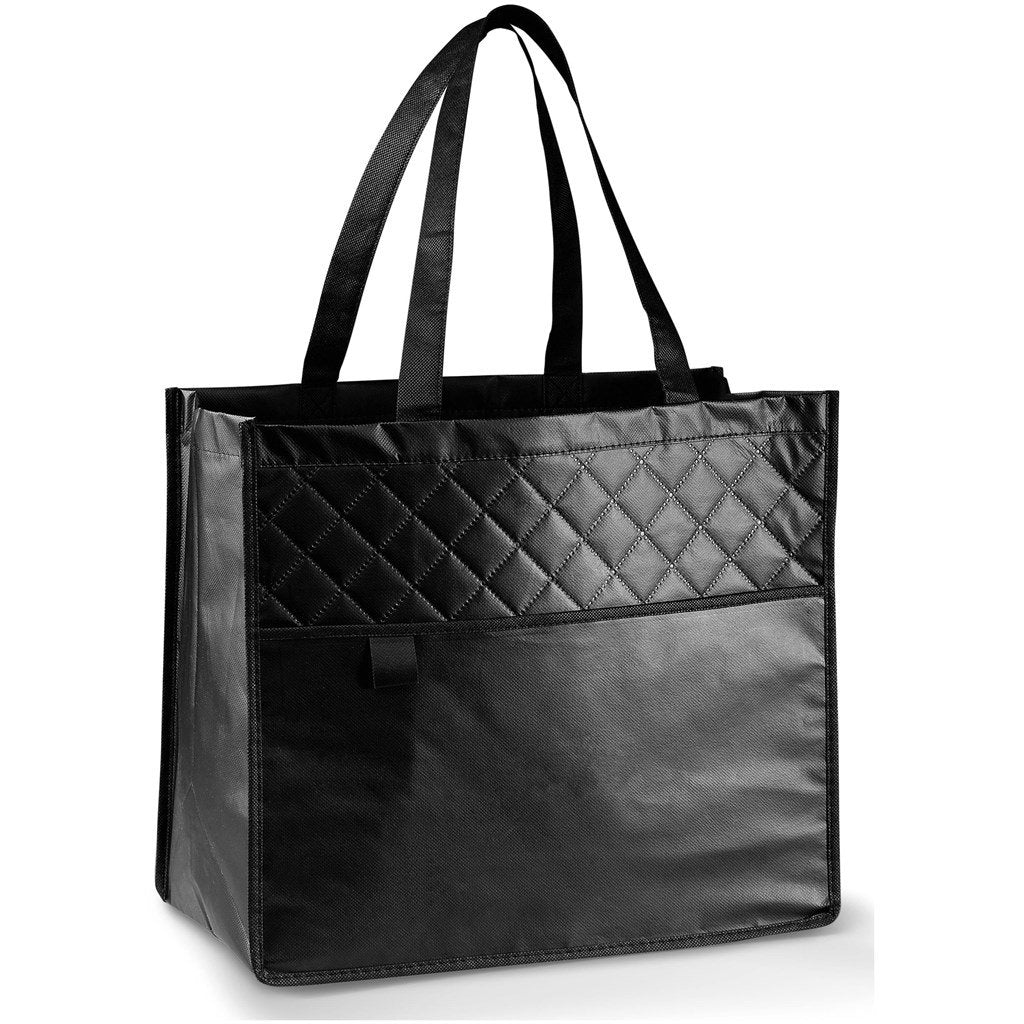 Cabaret Non-Woven Shopper Black / BL - Shopping Totes