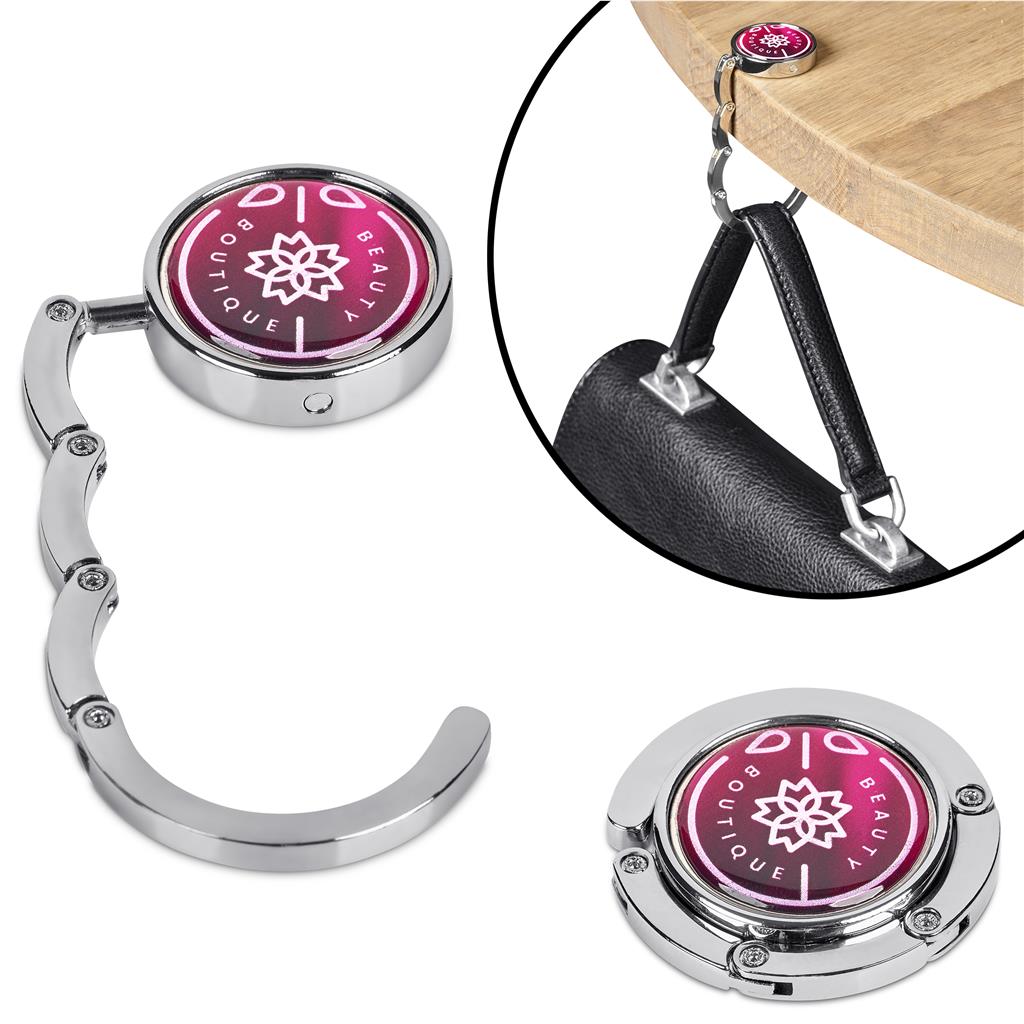 Cameo Handbag Holder SILVER - Nail and Beauty Accessories,Glamorous Ideas,Personal Care And Pamper