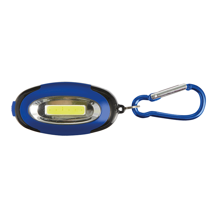 Carabiner Light with 6 COB LEDs Cobalt / STD / Last Buy - Keychains