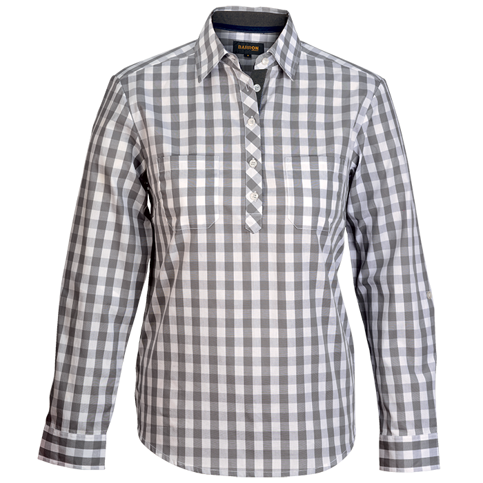 Cedar Blouse Ladies Grey / XL / Regular - Shirts-Corporate