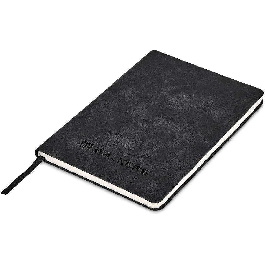 Charter A5 Soft Cover Notebook BLACK - Notebooks,Notebooks,Ideas for Conferences