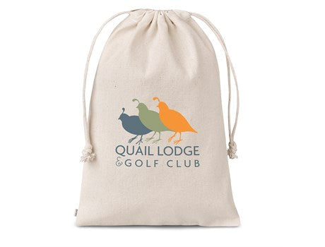 Okiyo Chikara Cotton Maxi Drawstring Pouch-Natural-NT