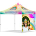 Coated Steel Sublimated Gazebo 3m x - 1 Full-Wall Skin - Gazebos
