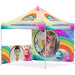 Coated Steel Sublimated Gazebo 3m x - 1 Half-Wall Skin - Full-Wall - Gazebos