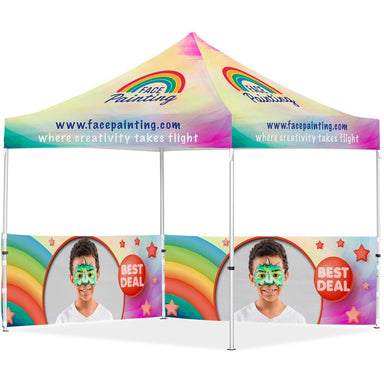 Coated Steel Sublimated Gazebo 3m x - 2 Half-Wall Skins - Gazebos
