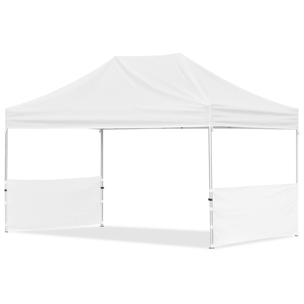 Coated Steel Sublimated Gazebo 4.5m x 3m - 2 Short Half-Wall Skins - Gazebos