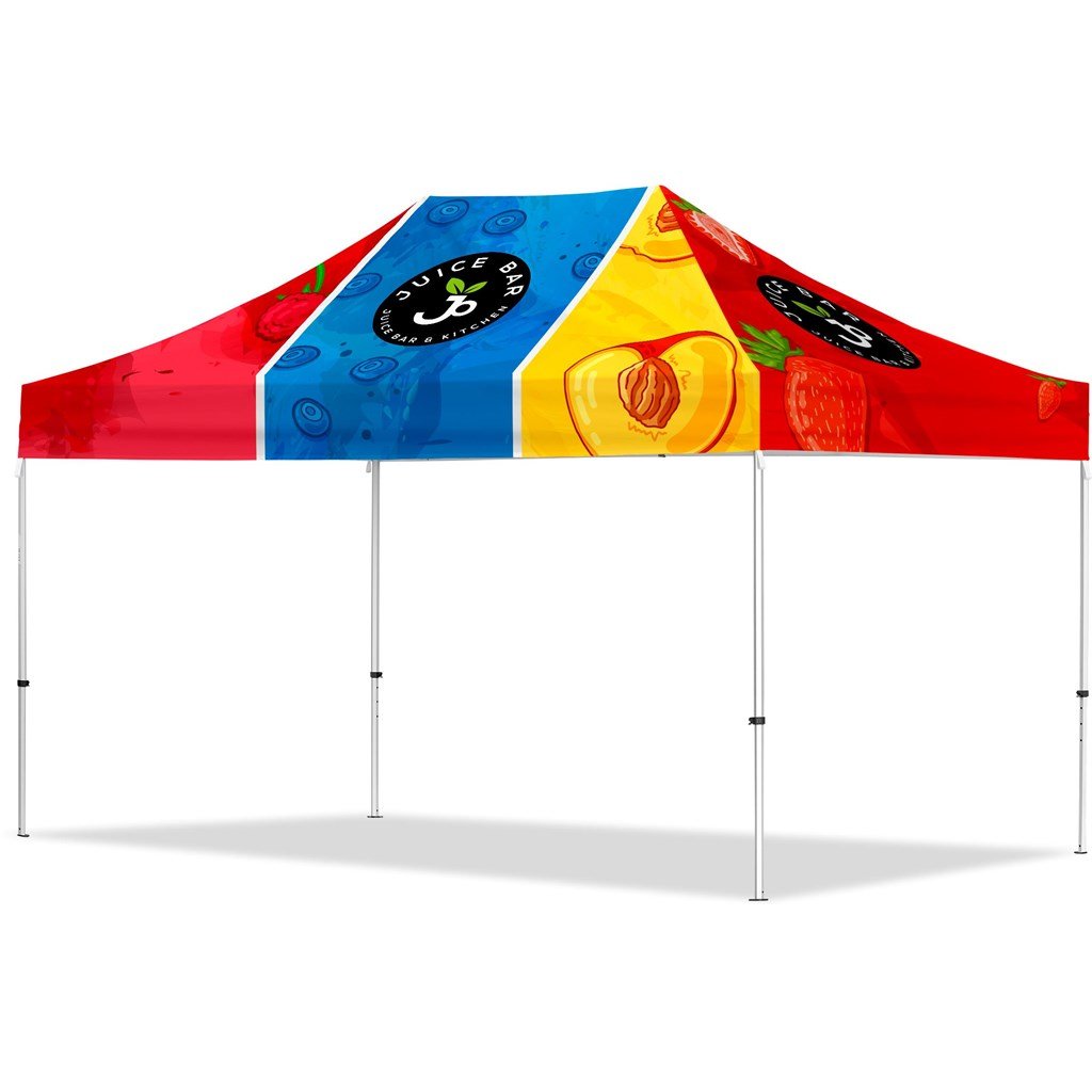 Coated Steel Sublimated Gazebo 4.5m x 3m - Gazebos
