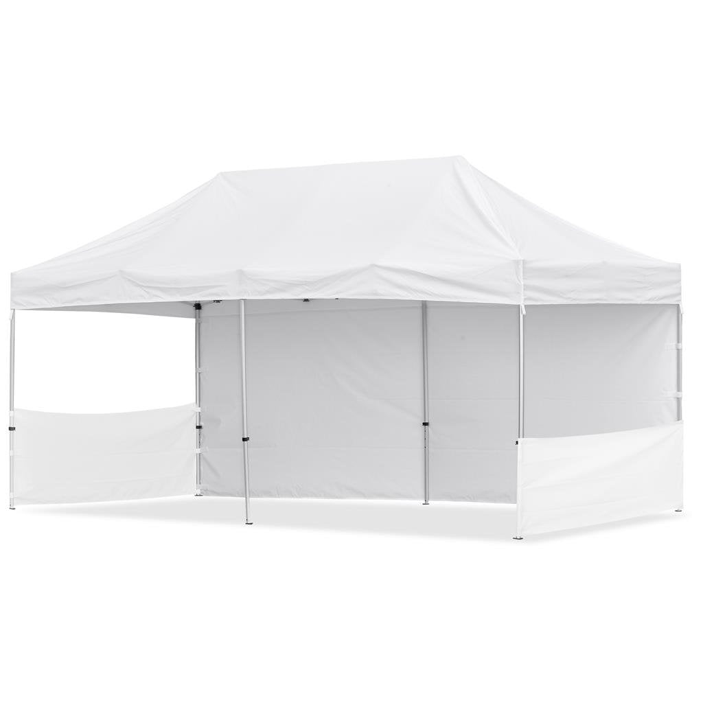 Coated Steel Sublimated Gazebo 6m x 3m - 1 Long Full-Wall Skin - 2 Short Half-Wall Skins - Gazebos