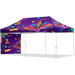 Coated Steel Sublimated Gazebo 6m x 3m - 1 Short Full-Wall Skin - Gazebos