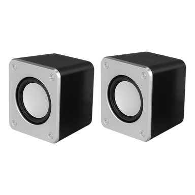 Compact Desktop Speakers Silver / STD / Last Buy - Technology