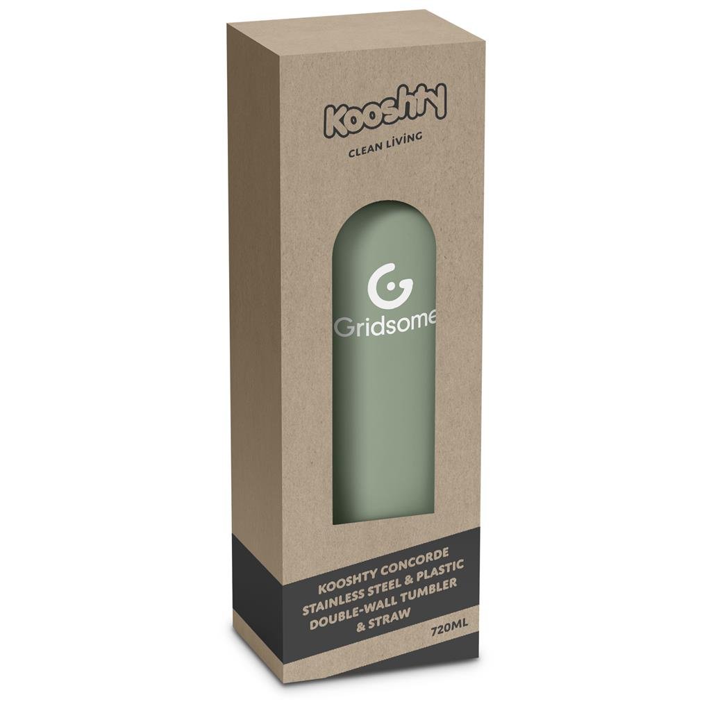 Concorde Stainless Steel & Plastic Double-Wall Tumbler Straw - 720ml - Travel Mugs and Tumblers,Ideas for Summer,Drinkware