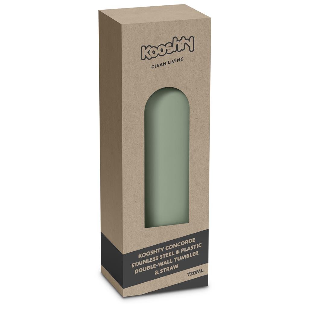 Concorde Stainless Steel & Plastic Double-Wall Tumbler Straw - 720ml - Travel Mugs and Tumblers,Ideas for Summer,Drinkware