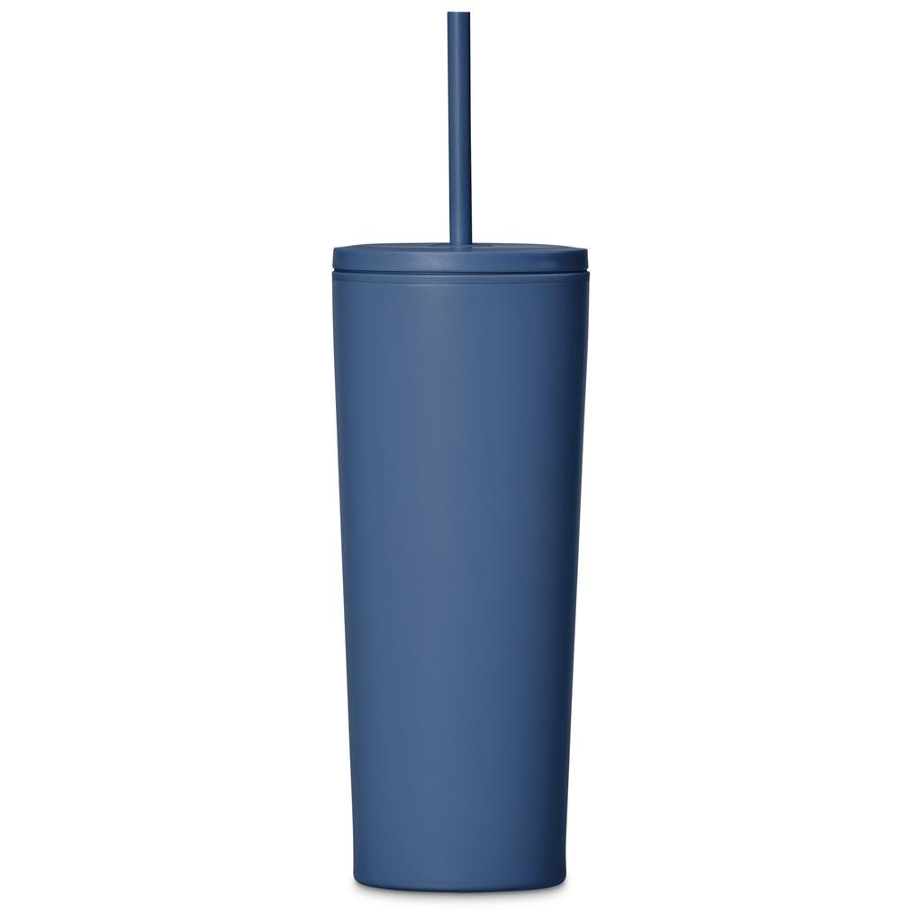 Concorde Stainless Steel & Plastic Double-Wall Tumbler Straw - 720ml - Travel Mugs and Tumblers,Ideas for Summer,Drinkware