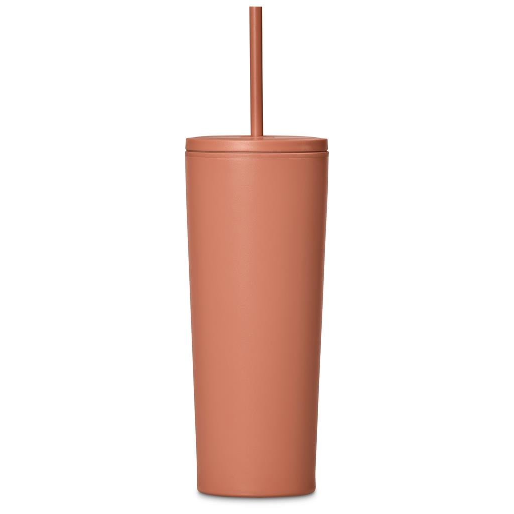 Concorde Stainless Steel & Plastic Double-Wall Tumbler Straw - 720ml - Travel Mugs and Tumblers,Ideas for Summer,Drinkware