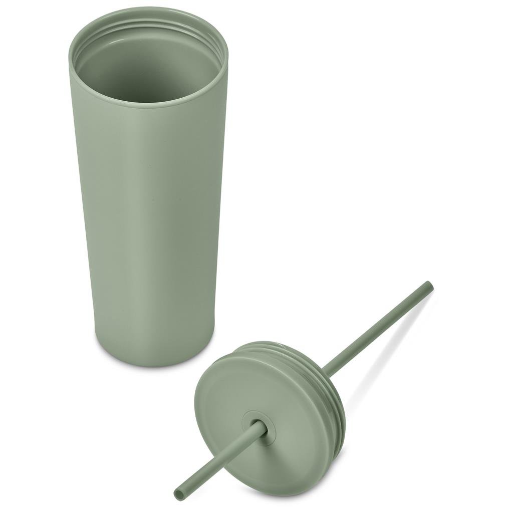 Concorde Stainless Steel & Plastic Double-Wall Tumbler Straw - 720ml - Travel Mugs and Tumblers,Ideas for Summer,Drinkware