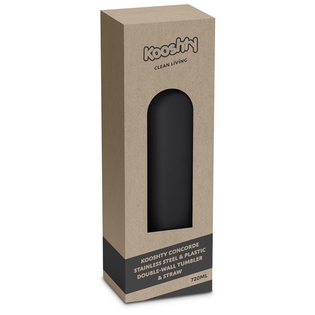 Concorde Stainless Steel & Plastic Double-Wall Tumbler Straw - 720ml - Travel Mugs and Tumblers,Ideas for Summer,Drinkware