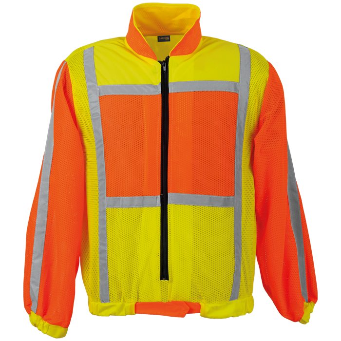 Contract Long Sleeve Reflective Vest - High Visibility