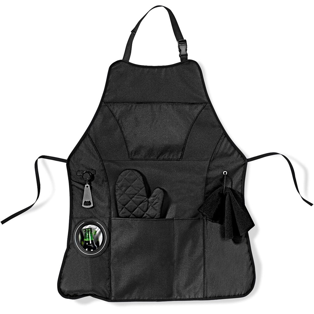 Cookout 3-Piece Braai Apron Black / BL - Aprons