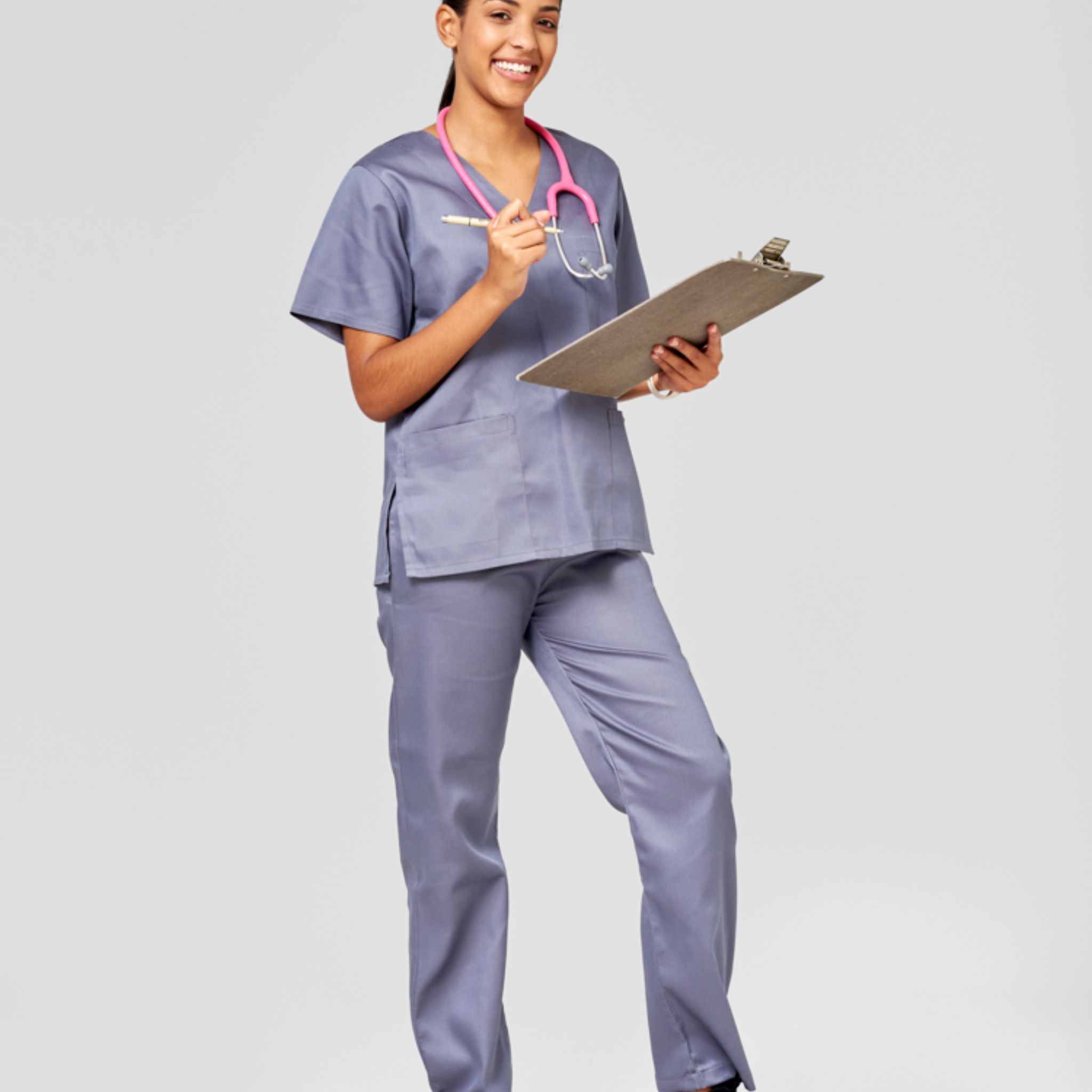 Core Professional Scrub Set-Scrubs-Slate